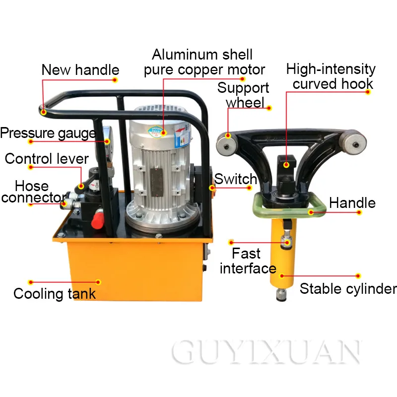 Portable hydraulic steel bending machine bending machine straightening machine bending machine
Portable hydraulic steel bending machine bending machine straightening machine bending machine