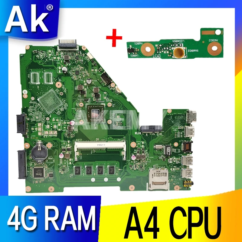 X550EA Laptop motherboard for ASUS X550EA X550EP X550E X552E Test original mainboard 4G RAM A4 CPU
X550EA Laptop motherboard for ASUS X550EA X550EP X550E X552E Test original mainboard 4G RAM A4 CPU