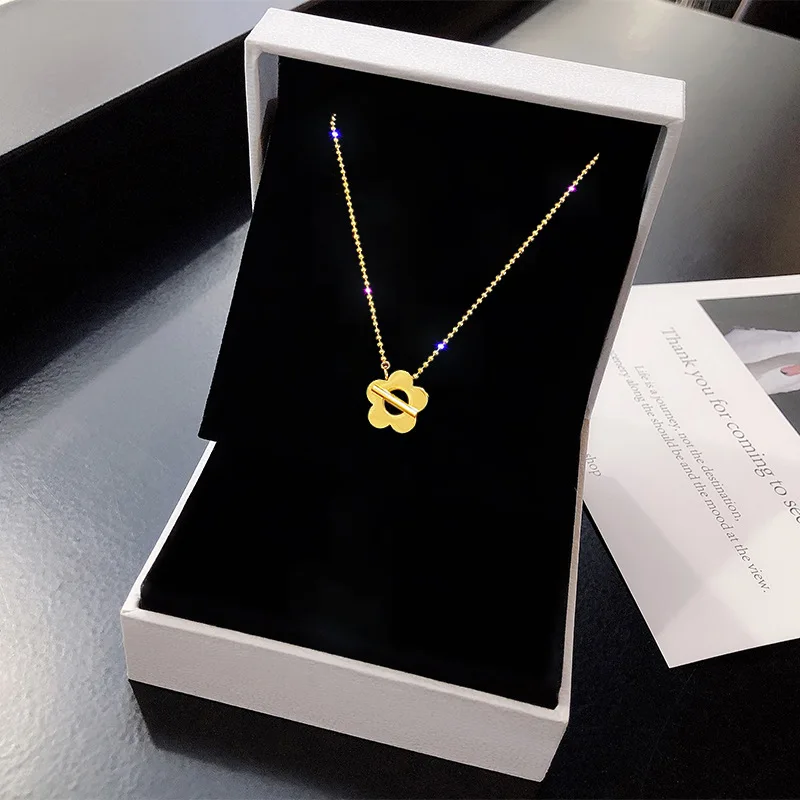 SNCSDK 2020 new titanium steel flower Women's necklace female tide cold wind high-end clavicle chain temperament trendy jewelry
SNCSDK 2020 new titanium steel flower Women's necklace female tide cold wind high-end clavicle chain temperament trendy jewelry