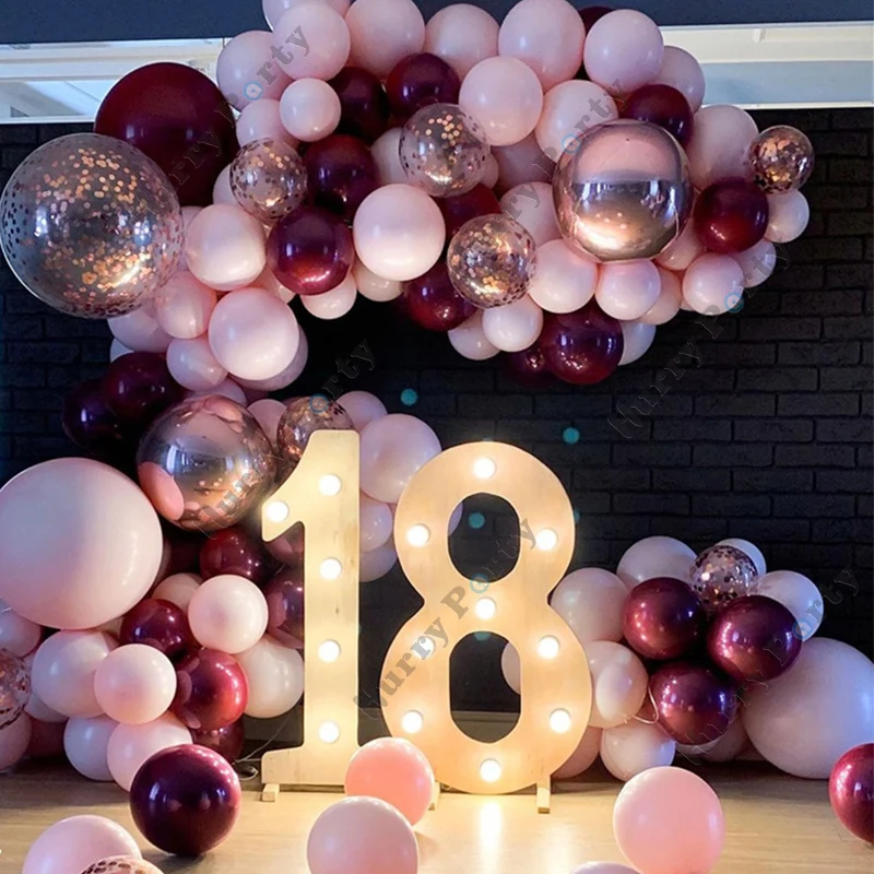 137Pcs Birthday Party Decoration Balloons Garland Arch Kit Adult Wedding Decoration Ballon Baby Shower Rose Gold Foil Ballon
137Pcs Birthday Party Decoration Balloons Garland Arch Kit Adult Wedding Decoration Ballon Baby Shower Rose Gold Foil Ballon