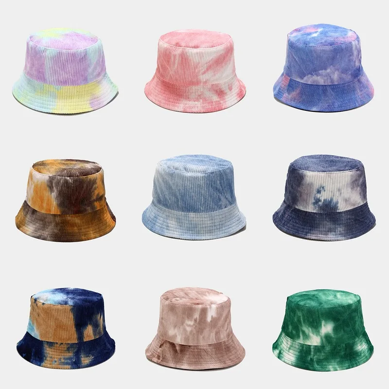 Ladies Hat New Tie-dye Corduroy Fisherman Hat Male Autumn and Winter Outdoor Wild Double-sided Basin Hat Trend Sun Hat
Ladies Hat New Tie-dye Corduroy Fisherman Hat Male Autumn and Winter Outdoor Wild Double-sided Basin Hat Trend Sun Hat