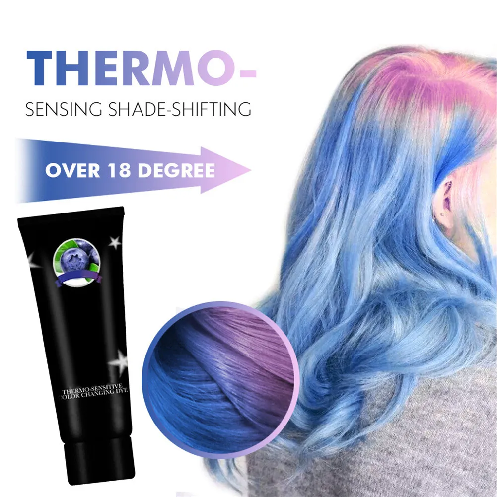 Heat Color Changing Hair Dye DIY Multicolor Long Lasting Hair Dye Cream Hair Color Change Temporary Hair Easy To Use TU45889 
Heat Color Changing Hair Dye DIY Multicolor Long Lasting Hair Dye Cream Hair Color Change Temporary Hair Easy To Use TU45889