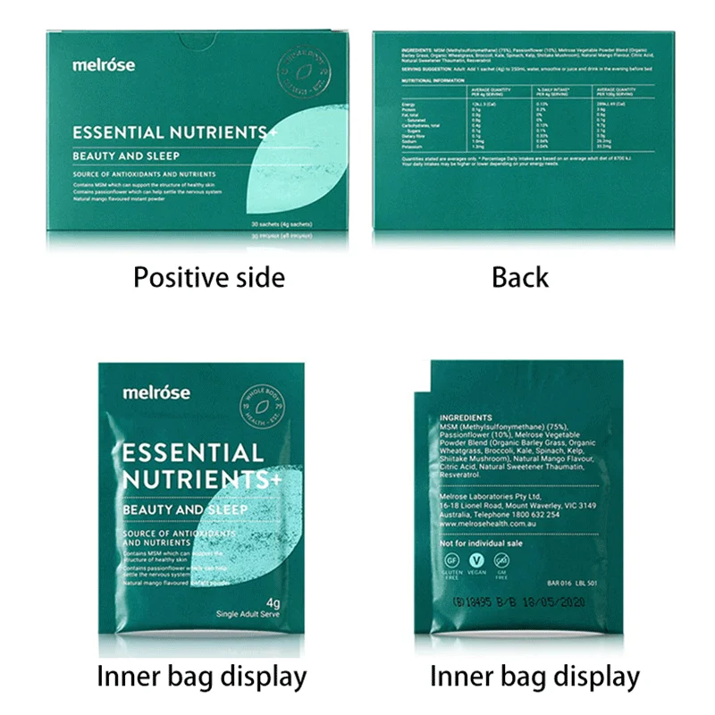 Melrose Healthy Sleeping Beauty Essence Powder Skin Care Sleep Boosting Dietary Fiber Powder Resveratrol Collagen 120g 
Melrose Healthy Sleeping Beauty Essence Powder Skin Care Sleep Boosting Dietary Fiber Powder Resveratrol Collagen 120g