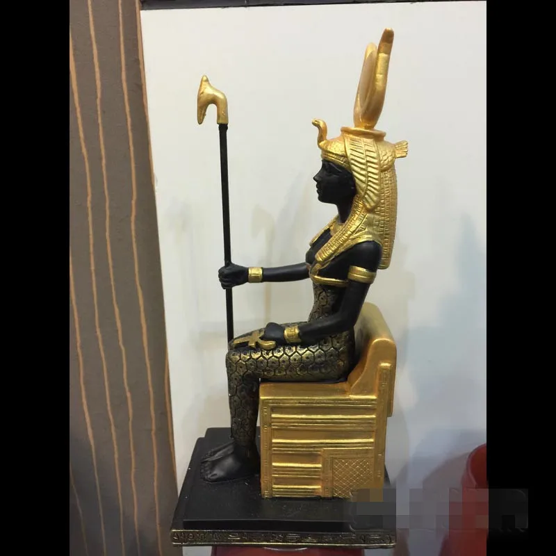NEW Egypt Sitting Posture Pluto Osiris Isis Goddess Bastet Resin Statue Creative Living Room TV Cabinet Decor Art&Craft X4297
NEW Egypt Sitting Posture Pluto Osiris Isis Goddess Bastet Resin Statue Creative Living Room TV Cabinet Decor Art&Craft X4297