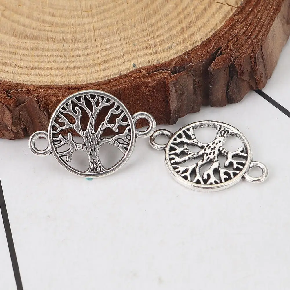 DoreenBeads Fashion Zinc Based Alloy Connectors Round Silver Color Tree Plant Jewelry DIY Findings Charms Components, 10 PCs
DoreenBeads Fashion Zinc Based Alloy Connectors Round Silver Color Tree Plant Jewelry DIY Findings Charms Components, 10 PCs