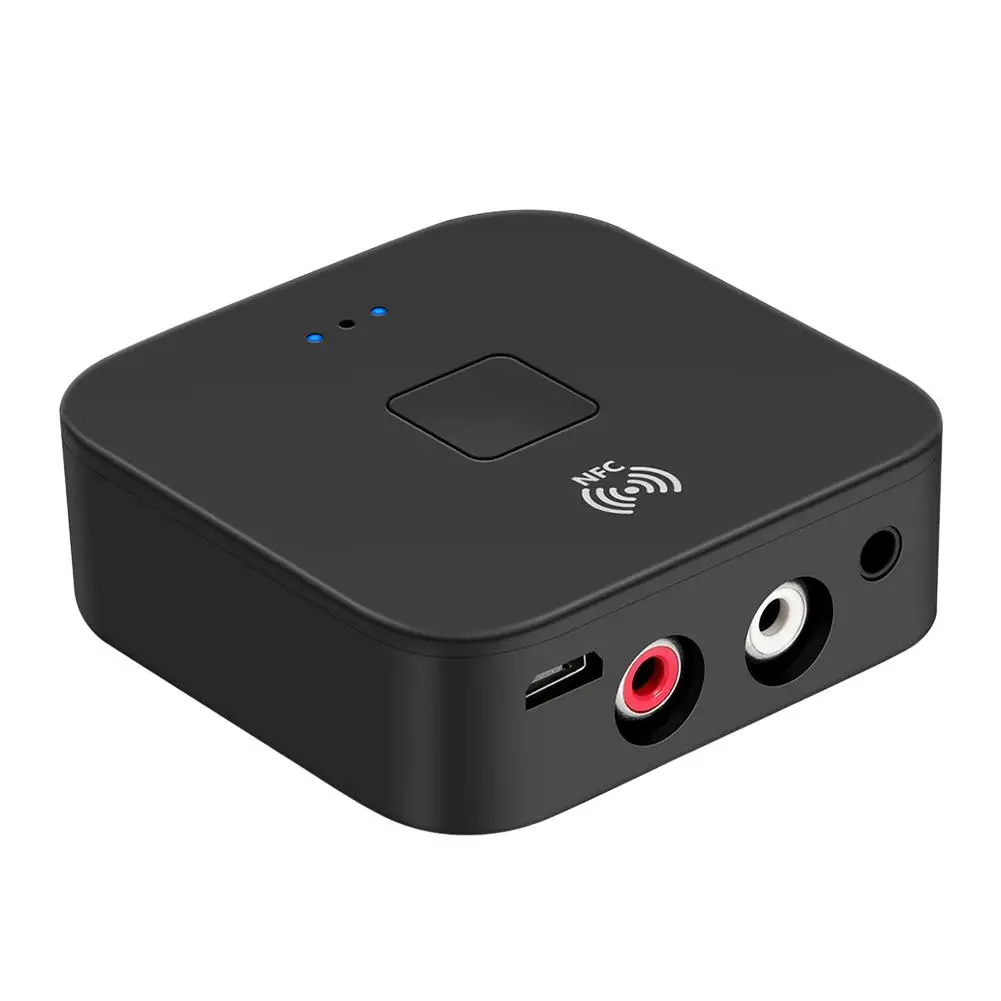 B11 NFC Bluetooth Dongle Adapter Wireless Audio Music Receiver for Phone PC Car 3.5mm Dual Audio Port Support Connection
B11 NFC Bluetooth Dongle Adapter Wireless Audio Music Receiver for Phone PC Car 3.5mm Dual Audio Port Support Connection
