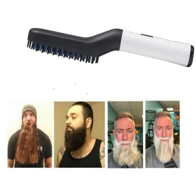 Electric Man Beard Straightener Brush Men Moustache Straighter Style Comb Fast Heat Whisker Styling Flat Iron Wand Straightening
Electric Man Beard Straightener Brush Men Moustache Straighter Style Comb Fast Heat Whisker Styling Flat Iron Wand Straightening