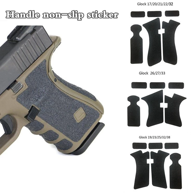 Non-slip Rubber Texture Grip Wrap Tape Glove for Gen 1/2/3/4/5 Glock 17 19 25 26 43X Pistol Gun Holster 9mm Magazine Accessories
Non-slip Rubber Texture Grip Wrap Tape Glove for Gen 1/2/3/4/5 Glock 17 19 25 26 43X Pistol Gun Holster 9mm Magazine Accessories
