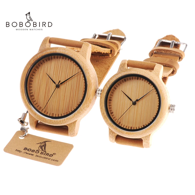 BOBO BIRD Lovers Wood Watches for Women Men Leather Band Bamboo Couple Casual Quartz Watches OEM as Gift
BOBO BIRD Lovers Wood Watches for Women Men Leather Band Bamboo Couple Casual Quartz Watches OEM as Gift
