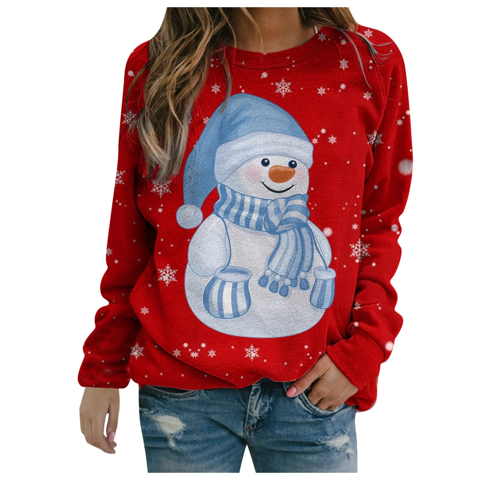 Christmas Sweater Women Winter Print Snowman Sweaters Warm Sweatshirt O-Neck Christmas Long Sleeve Fashion Tops Pull Femme
Christmas Sweater Women Winter Print Snowman Sweaters Warm Sweatshirt O-Neck Christmas Long Sleeve Fashion Tops Pull Femme