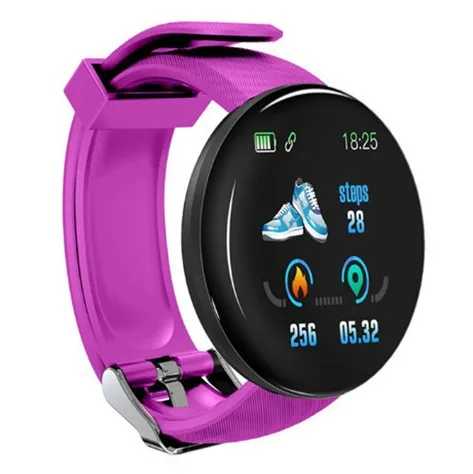 Smart Watch D18 Fitness Watches Heart Rate Monitor Blood Pressure Blood Smart Wristband Oxygen Measurement for IOS Android phone
Smart Watch D18 Fitness Watches Heart Rate Monitor Blood Pressure Blood Smart Wristband Oxygen Measurement for IOS Android phone