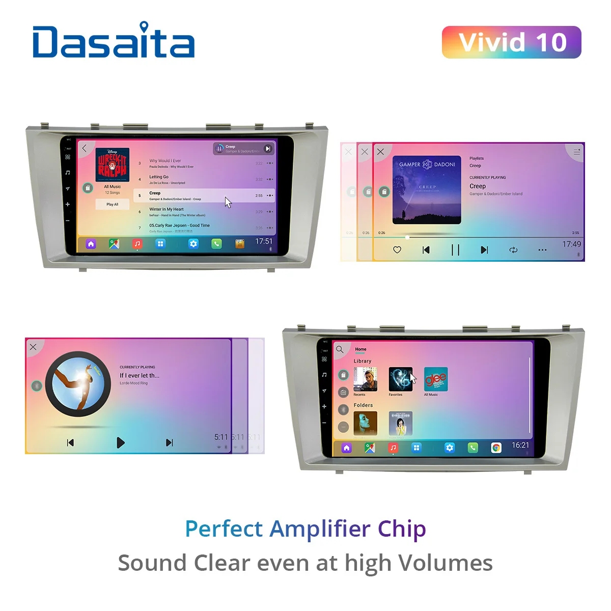 Dasaita Android Vehicle radio 9" IPS for Toyota Camry 2006 2007 2008 2009 2010 2011 Navigation Video Stereo MP3 RAM 4GB Carplay
Dasaita Android Vehicle radio 9" IPS for Toyota Camry 2006 2007 2008 2009 2010 2011 Navigation Video Stereo MP3 RAM 4GB Carplay