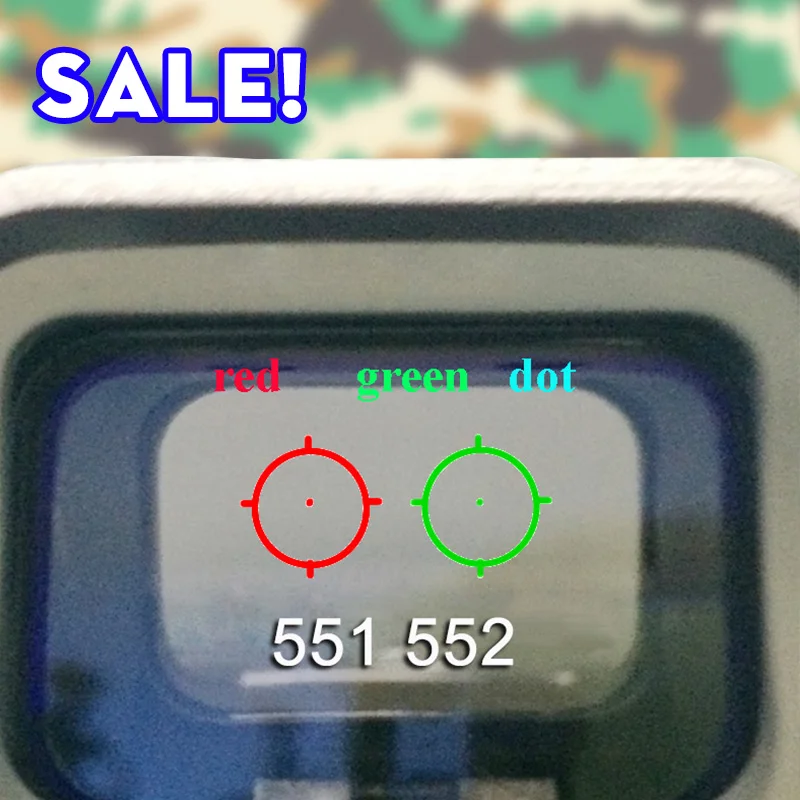 551 552 553 558 Optic Scope Hunting Green Red Dot Reflex Sight
551 552 553 558 Optic Scope Hunting Green Red Dot Reflex Sight