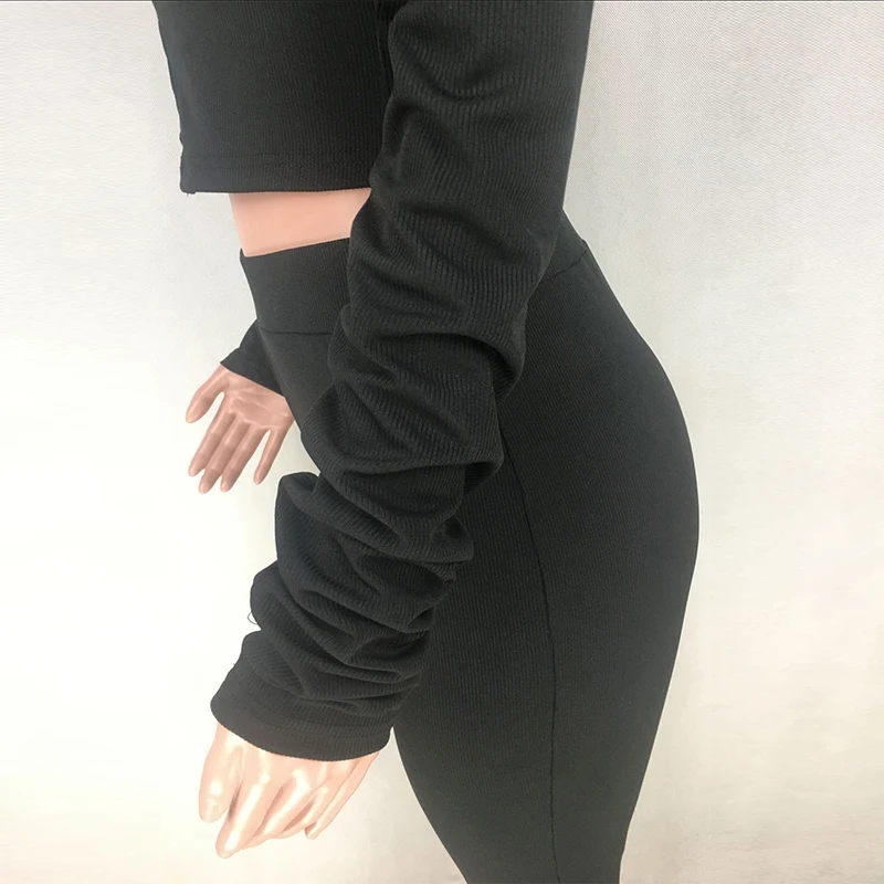 ZKYZWX Sexy Two Piece Set Turtleneck Long Sleeve Top+Stacked Leggings Tracksuit Women Fall Clothing Fashion Streetwear Outfits
ZKYZWX Sexy Two Piece Set Turtleneck Long Sleeve Top+Stacked Leggings Tracksuit Women Fall Clothing Fashion Streetwear Outfits