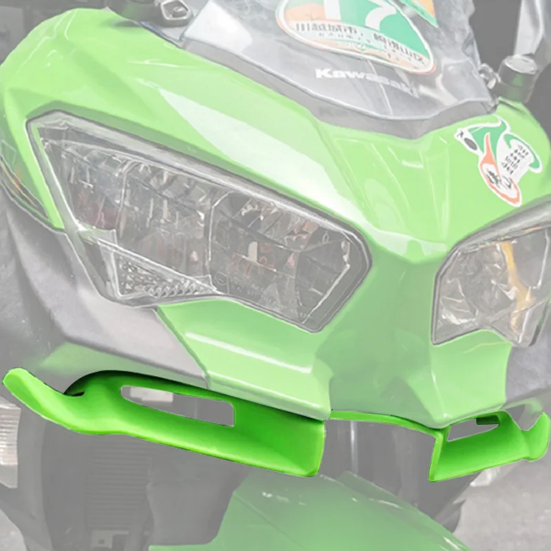 Motorcycle Carbon Front Fairing Aerodynamic Winglets ABS Plastic Cover Protection Guards Shell For Kawasaki Ninja 400 2018 2019 
Motorcycle Carbon Front Fairing Aerodynamic Winglets ABS Plastic Cover Protection Guards Shell For Kawasaki Ninja 400 2018 2019
