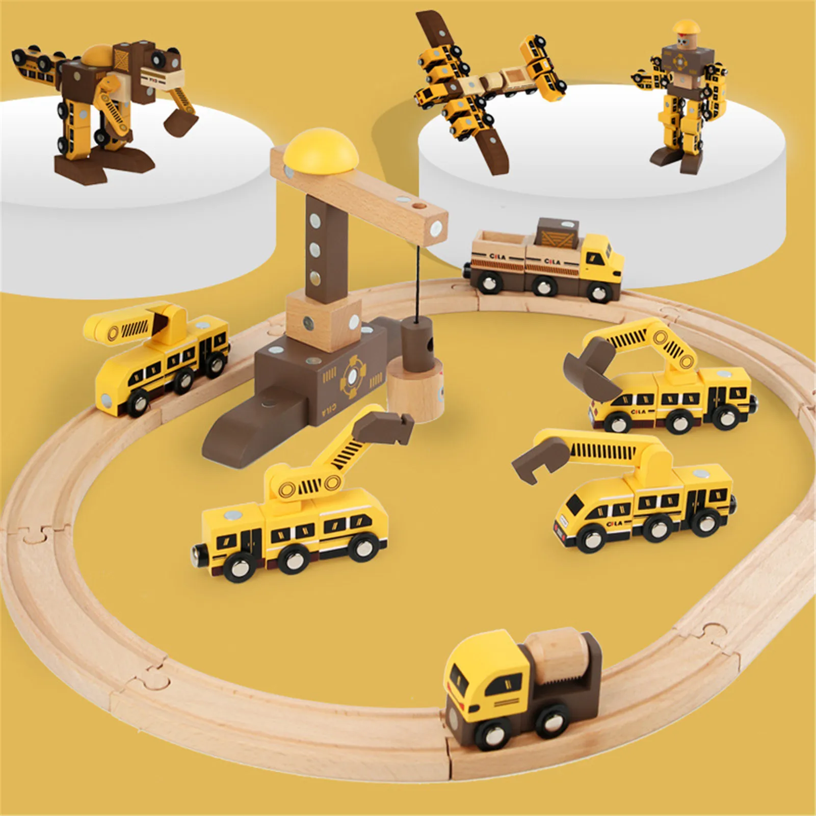 DIY Track Engineering Small Train Set Explosive Electromagnetic Engineering Vehicle Group Magnetic Variety Assembly Car
DIY Track Engineering Small Train Set Explosive Electromagnetic Engineering Vehicle Group Magnetic Variety Assembly Car