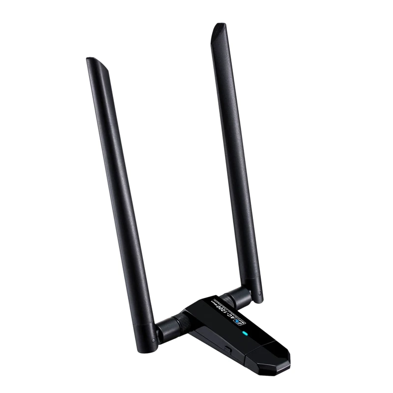 USB 3.0 1200Mbps Wifi Adapter Dual Band 5.8GHz 802.11AC RTL8812AU Wifi Antenna Dongle Network Card for Laptop Desktop
USB 3.0 1200Mbps Wifi Adapter Dual Band 5.8GHz 802.11AC RTL8812AU Wifi Antenna Dongle Network Card for Laptop Desktop