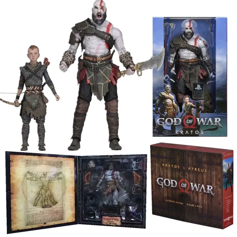 In Stock 18cm God of war kratos & atreus ultimate action figure 2 pack PVC Action Figures Movable collection of toy gifts Doll
In Stock 18cm God of war kratos & atreus ultimate action figure 2 pack PVC Action Figures Movable collection of toy gifts Doll