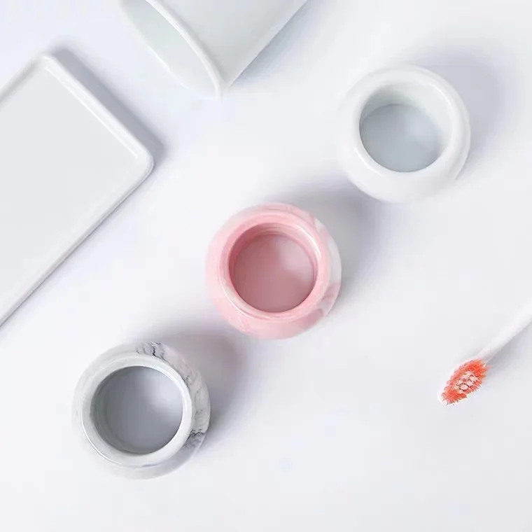 Nordic Luxury Ceramic Soap Dish Toothbrush Cup Marbling Electric Toothbrush Holder Makeup Brush Storage Bathroom Accessories
Nordic Luxury Ceramic Soap Dish Toothbrush Cup Marbling Electric Toothbrush Holder Makeup Brush Storage Bathroom Accessories