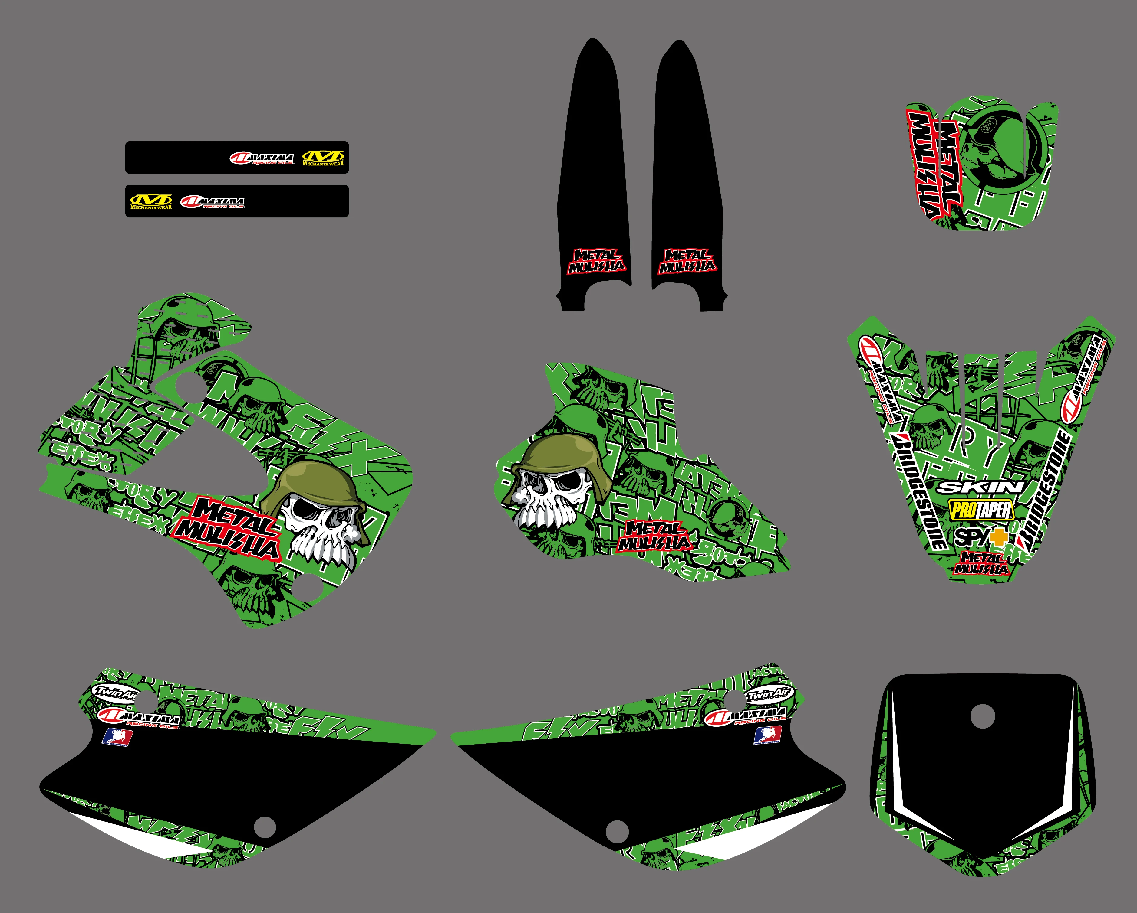 H2CNC Motorcycle Graphics & Background Decal Sticker For Kawasaki KX85 KX100 1998 1999 2000 KX 85 100
H2CNC Motorcycle Graphics & Background Decal Sticker For Kawasaki KX85 KX100 1998 1999 2000 KX 85 100