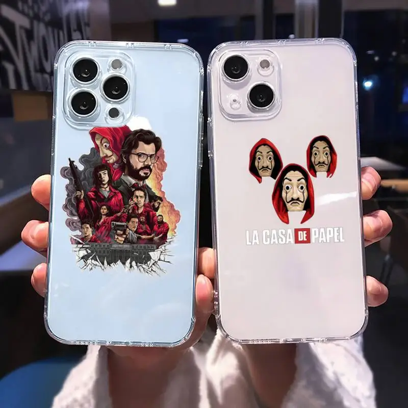 Money Heist Phone Case For iphone 13 12 11 8 7 plus mini x xs xr pro max Transparent soft
Money Heist Phone Case For iphone 13 12 11 8 7 plus mini x xs xr pro max Transparent soft