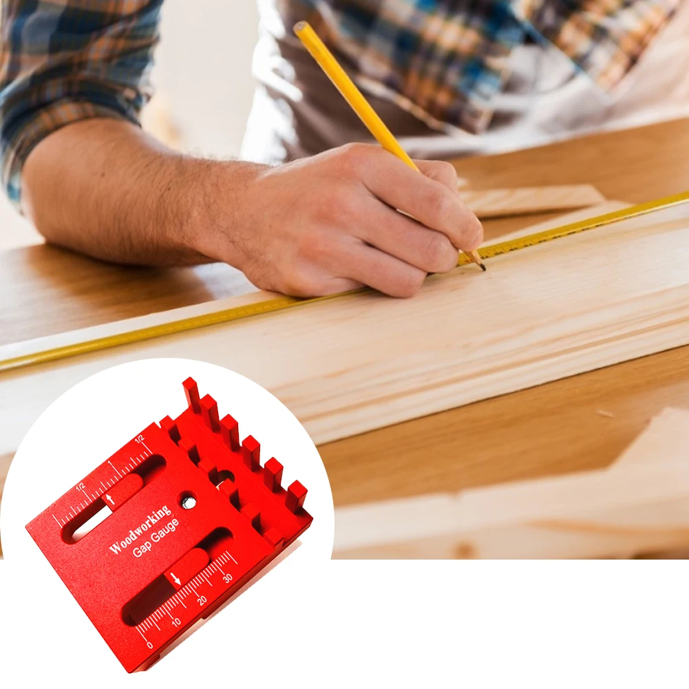 Mini Woodworking Gap Gauge Depth Measuring Ruler Aluminum Alloy Depth Measuring Sawtooth Ruler Measuring Tools Marking Gauge
Mini Woodworking Gap Gauge Depth Measuring Ruler Aluminum Alloy Depth Measuring Sawtooth Ruler Measuring Tools Marking Gauge