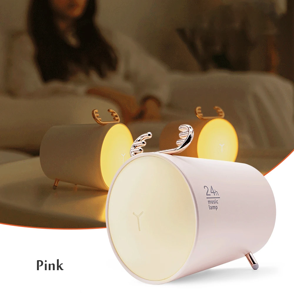 USB Charging Bluetooth Speaker 3D Stereo Surround Antler Speaker Sleep Aid Night Light Night Lamp Bedroom Home Decoration
USB Charging Bluetooth Speaker 3D Stereo Surround Antler Speaker Sleep Aid Night Light Night Lamp Bedroom Home Decoration