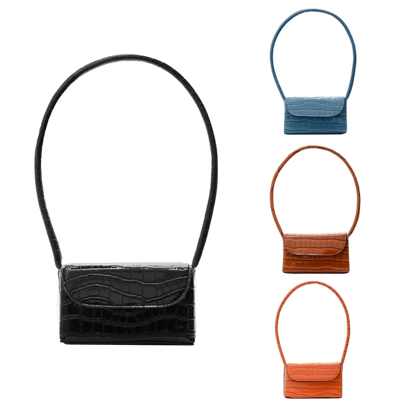 

Маленькие сумки, модные женские сумки, универсальная сумка через плечо, французская сумочка-Багет, сумка-тоут