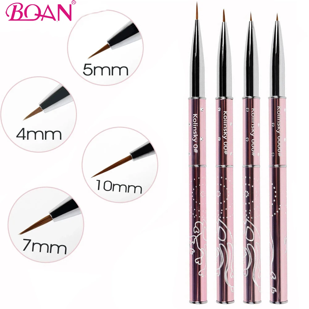 BQAN, 4 шт./компл., #0 #00 #000 #0000, популярные инструменты для ногтей, кисть из чистого Силинского соболя, кисть для подводки ногтей, кисть для рисова...
BQAN, 4 шт./компл., #0 #00 #000 #0000, популярные инструменты для ногтей, кисть из чистого Силинского соболя, кисть для подводки ногтей, кисть для рисова...