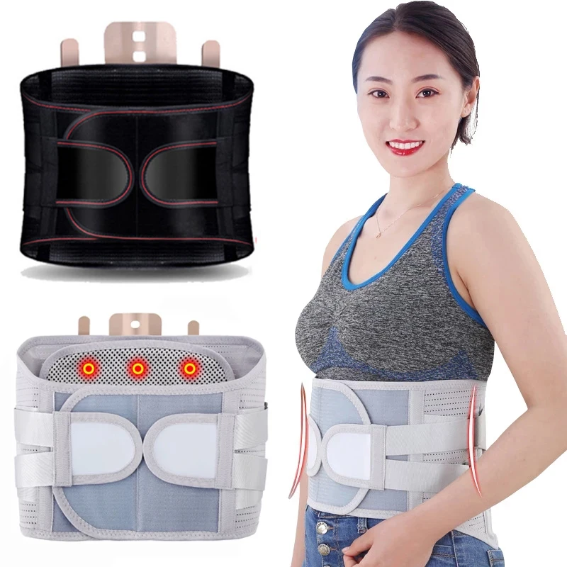 With 3 Pad Tourmaline Waist Lower Back Support Brace Self-heating Magnetic Double Pull Lumbar Support Belt Orthopedic Men Women
With 3 Pad Tourmaline Waist Lower Back Support Brace Self-heating Magnetic Double Pull Lumbar Support Belt Orthopedic Men Women