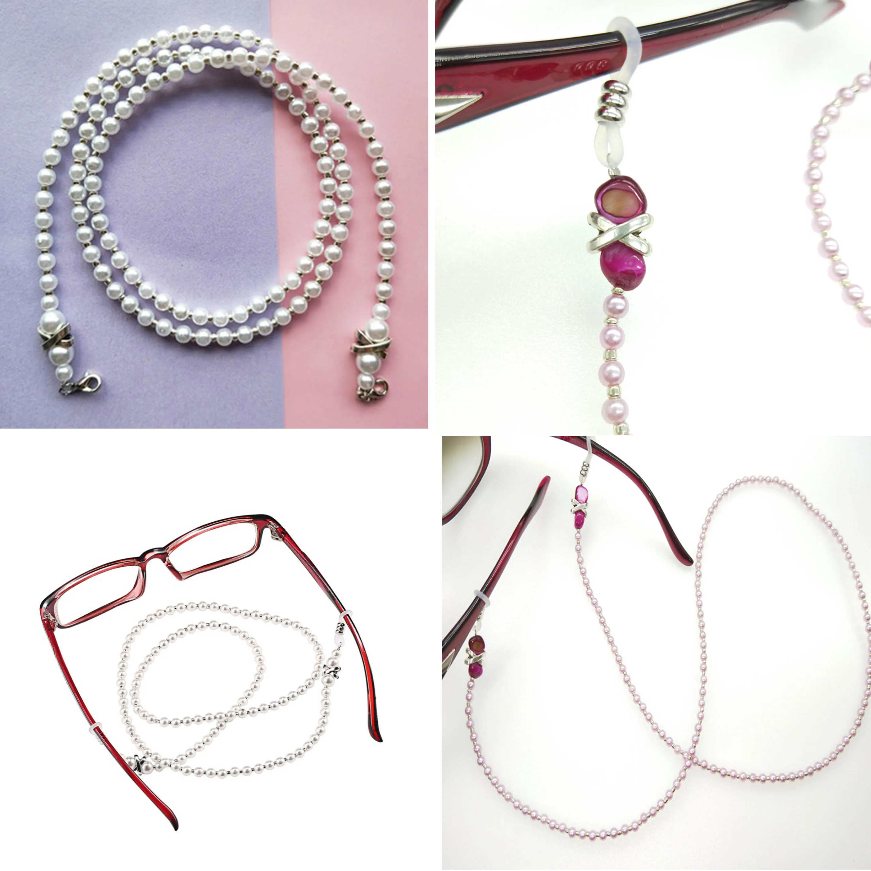 Fashion Beaded Eyeglasses Chains For Women Sunglasses Lanyard Necklace Eyewear Strap Cord Holder Reading Glasses Retainer Rope
Fashion Beaded Eyeglasses Chains For Women Sunglasses Lanyard Necklace Eyewear Strap Cord Holder Reading Glasses Retainer Rope