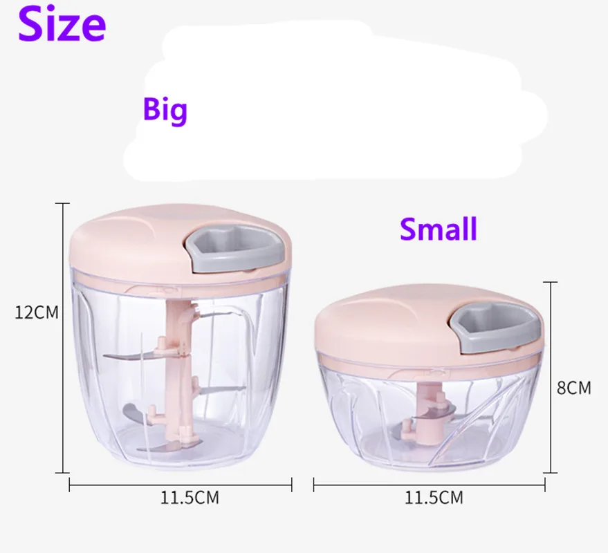 Manual Food Chopper Food Processor Vegetable Fruits Meat Cutter Shredder Garlic Onion Chopper Gadgets for Men Kitchen Gadgets
Manual Food Chopper Food Processor Vegetable Fruits Meat Cutter Shredder Garlic Onion Chopper Gadgets for Men Kitchen Gadgets
