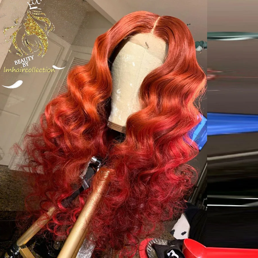 Ombre Orange Ginger Color 13x4 Lace Front Wigs 180% Density Human Hair 4x4 Closure Wigs for Woman Brazilian Hair Glueless Wigs
Ombre Orange Ginger Color 13x4 Lace Front Wigs 180% Density Human Hair 4x4 Closure Wigs for Woman Brazilian Hair Glueless Wigs
