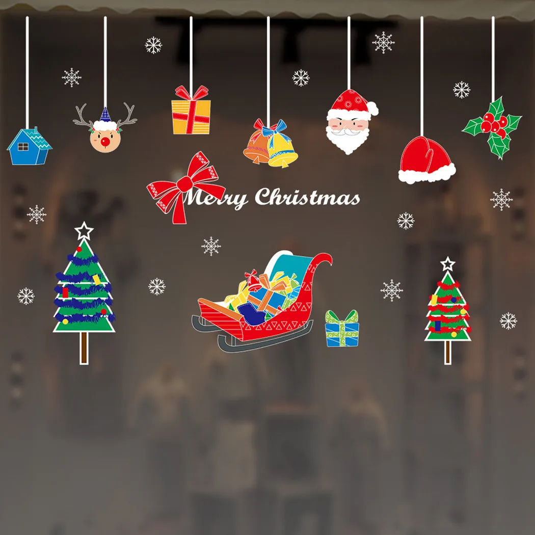 New Practical Durable Wall Sticker Glass Market Mirrors Christmas Clings Decals Decor Decoration For Classroom
New Practical Durable Wall Sticker Glass Market Mirrors Christmas Clings Decals Decor Decoration For Classroom