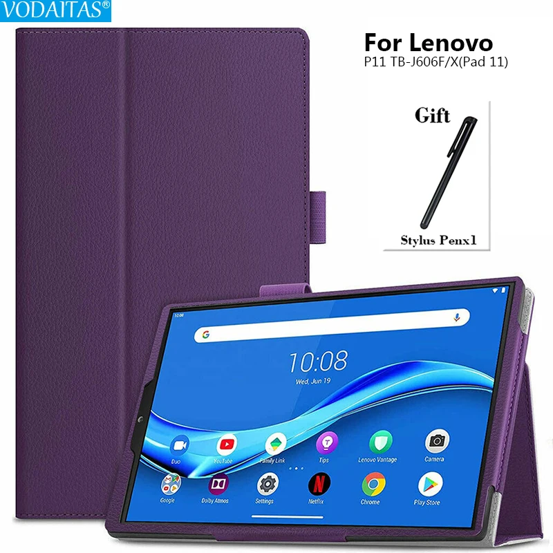 Case for Lenovo Tab P11 11 inch Case 2020 (Model: TB-J606F TB-J606X), PU Leather Case Cover For Lenovo Tab P11 11" Tablet Case
Case for Lenovo Tab P11 11 inch Case 2020 (Model: TB-J606F TB-J606X), PU Leather Case Cover For Lenovo Tab P11 11" Tablet Case