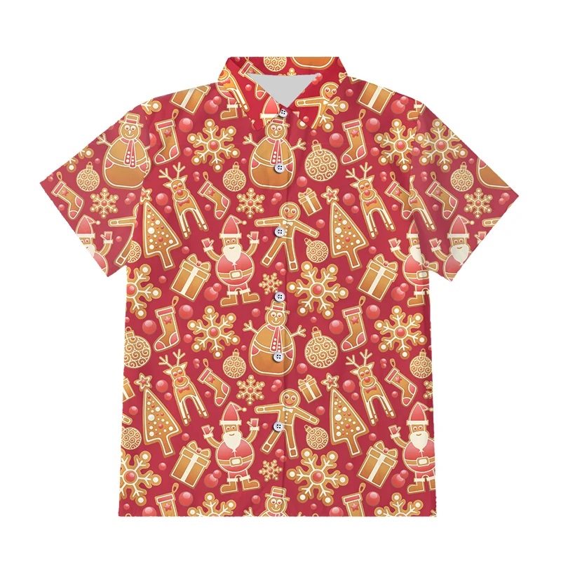 IFPD Fashion Men's Short Sleeve Shirt 3D Christmas Snowman Print Button Top Cool Cartoon Casual Oversized Clothes Direct Selling
IFPD Fashion Men's Short Sleeve Shirt 3D Christmas Snowman Print Button Top Cool Cartoon Casual Oversized Clothes Direct Selling