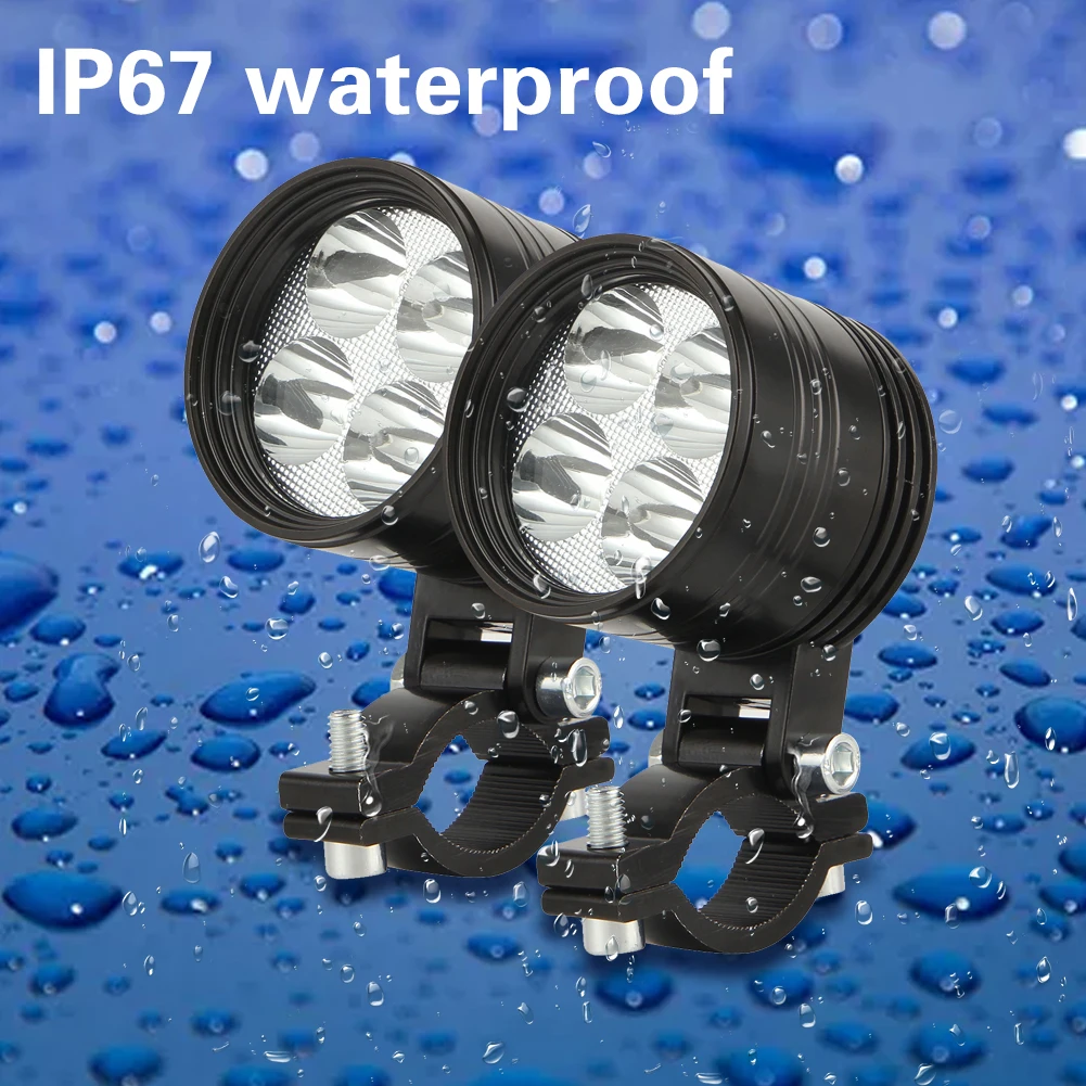 Moto Working Spot Light Head Lamp LED Motorcycle Headlight IP67 Waterproof 6000K 4/6 LED Fog Lamp Spotlight 2pcs
Moto Working Spot Light Head Lamp LED Motorcycle Headlight IP67 Waterproof 6000K 4/6 LED Fog Lamp Spotlight 2pcs