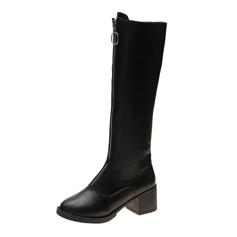 GOOHOJIO 2020 New Autumn Winter Knee-high Boots Women Shoes Chic Zipper Boots Ladies Shoes Fashion All-match Flat Women's Boots
GOOHOJIO 2020 New Autumn Winter Knee-high Boots Women Shoes Chic Zipper Boots Ladies Shoes Fashion All-match Flat Women's Boots