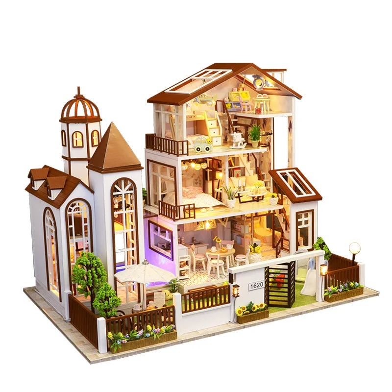Diy Handmade Child Doll 44cm Creativity Sand Table House Kit L901Miniatures Villa Miniature Dollhouse Furnitures Miniatura Toys
Diy Handmade Child Doll 44cm Creativity Sand Table House Kit L901Miniatures Villa Miniature Dollhouse Furnitures Miniatura Toys