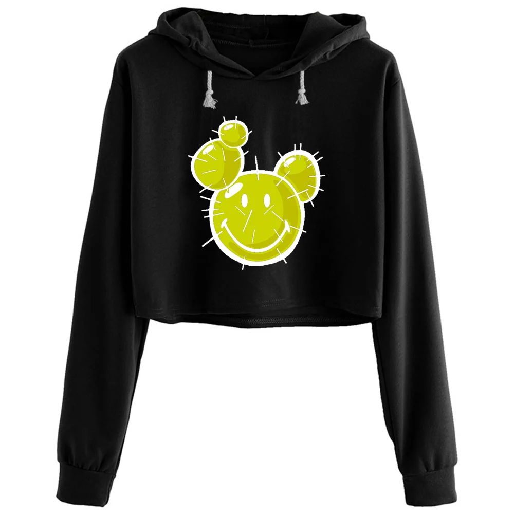 Укороченные женские худи Smileyworld с улыбающимся КАКТУСОМ Y2k Kawaii Goth Grunge пуловер для девочек
Укороченные женские худи Smileyworld с улыбающимся КАКТУСОМ Y2k Kawaii Goth Grunge пуловер для девочек
