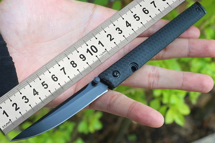

7096 Folding knife 5CR15mov blade outdoor camping survival knife combat knife utility tool survival rescue self-defense EDC