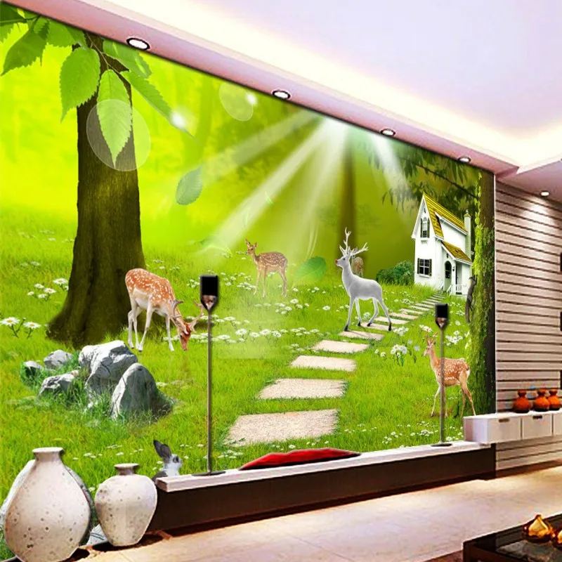 Прямая поставка, 3d-фреска на заказ, зеленый лес, кислородная бара, кабина, Сика, олень, гостиная, телевизор, Настенные обои на заказ, лобби, спа...
Прямая поставка, 3d-фреска на заказ, зеленый лес, кислородная бара, кабина, Сика, олень, гостиная, телевизор, Настенные обои на заказ, лобби, спа...