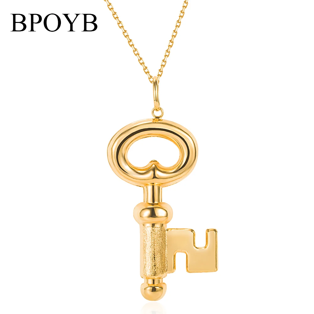 BPOYB 2021 Luxury Brand Big Key Chain Necklace Pendant Charms Fashion Dubai Gold Au750 Jewelry Wholesale Punk Accessories
BPOYB 2021 Luxury Brand Big Key Chain Necklace Pendant Charms Fashion Dubai Gold Au750 Jewelry Wholesale Punk Accessories