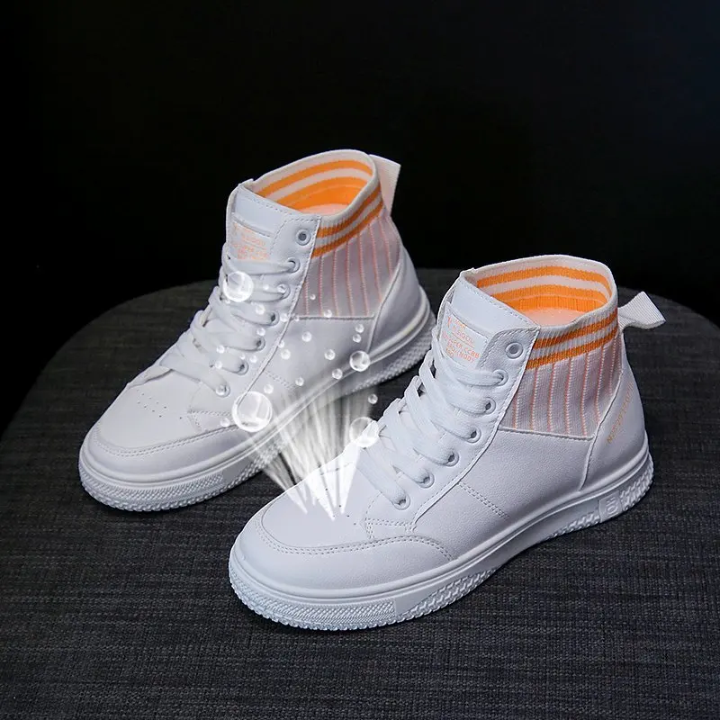 Women Platform Sneakers Casual Breathable Boots Ladies High Top Shoes Womens Sport Shoes 2020 Fashion Women's Vulcanized Shoes
Women Platform Sneakers Casual Breathable Boots Ladies High Top Shoes Womens Sport Shoes 2020 Fashion Women's Vulcanized Shoes