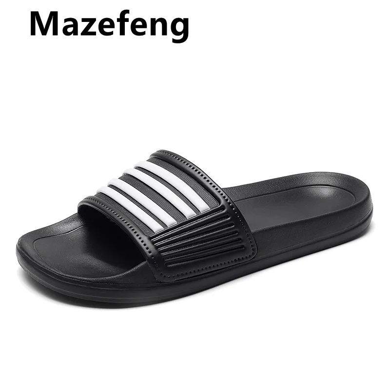 Mazefeng Men Slippers EVA Men Shoes Women Couple Flip Flops Soft Black White Stripes Casual Summer Male Chaussures Femme Slides
Mazefeng Men Slippers EVA Men Shoes Women Couple Flip Flops Soft Black White Stripes Casual Summer Male Chaussures Femme Slides