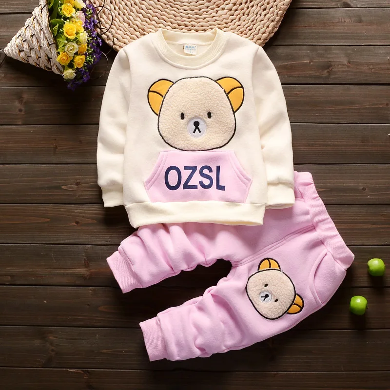 Baby Boys Girls Clothes Set 3pcs/set Cute Kids Plus Velvet Outfit Long Johns Thicken Clothes For Newborns 2020 Winter
Baby Boys Girls Clothes Set 3pcs/set Cute Kids Plus Velvet Outfit Long Johns Thicken Clothes For Newborns 2020 Winter