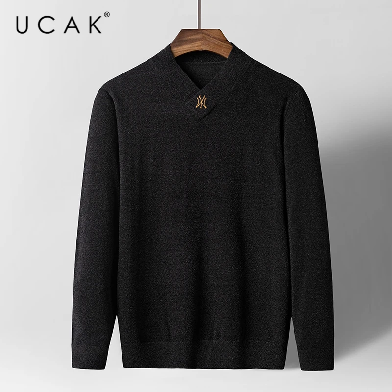 UCAK/брендовые свитера с v-образным вырезом; Мужская одежда; Новое поступление зимней уличной одежды; Свитер; Мужская одежда; Пуловер; U1186
UCAK/брендовые свитера с v-образным вырезом; Мужская одежда; Новое поступление зимней уличной одежды; Свитер; Мужская одежда; Пуловер; U1186