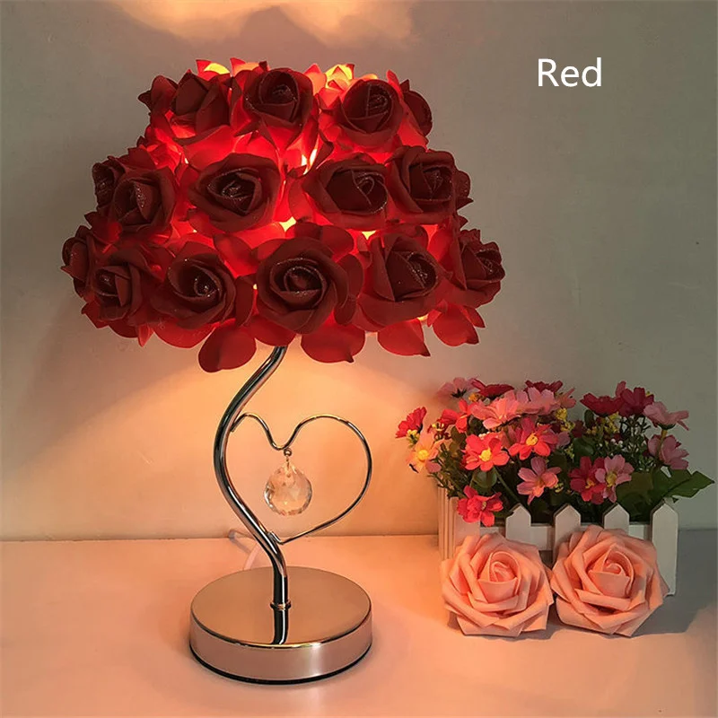 Rose Flower LED Table Lamp Wedding Party Bedroom Bedside Night Light Decoration Gift Holiday Lighting
Rose Flower LED Table Lamp Wedding Party Bedroom Bedside Night Light Decoration Gift Holiday Lighting