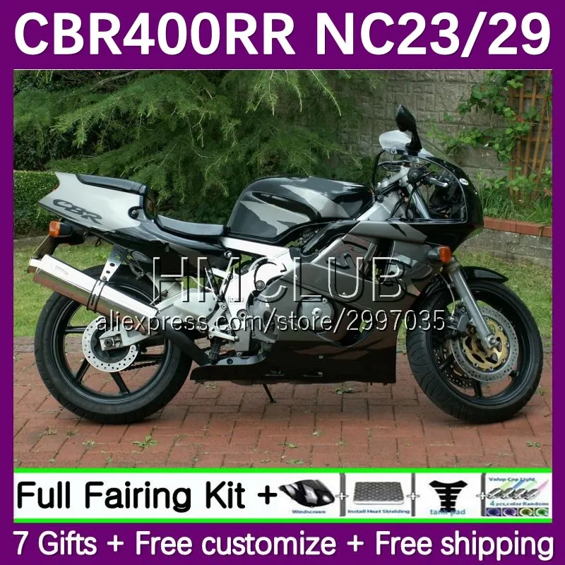 CBR400RR For HONDA CBR 400RR 400 RR 1988 1989 1990 1991 1992 36No.0 NC23 NC29 CBR400 RR 88 89 90 91 92 93 Fairing Black Grey
CBR400RR For HONDA CBR 400RR 400 RR 1988 1989 1990 1991 1992 36No.0 NC23 NC29 CBR400 RR 88 89 90 91 92 93 Fairing Black Grey