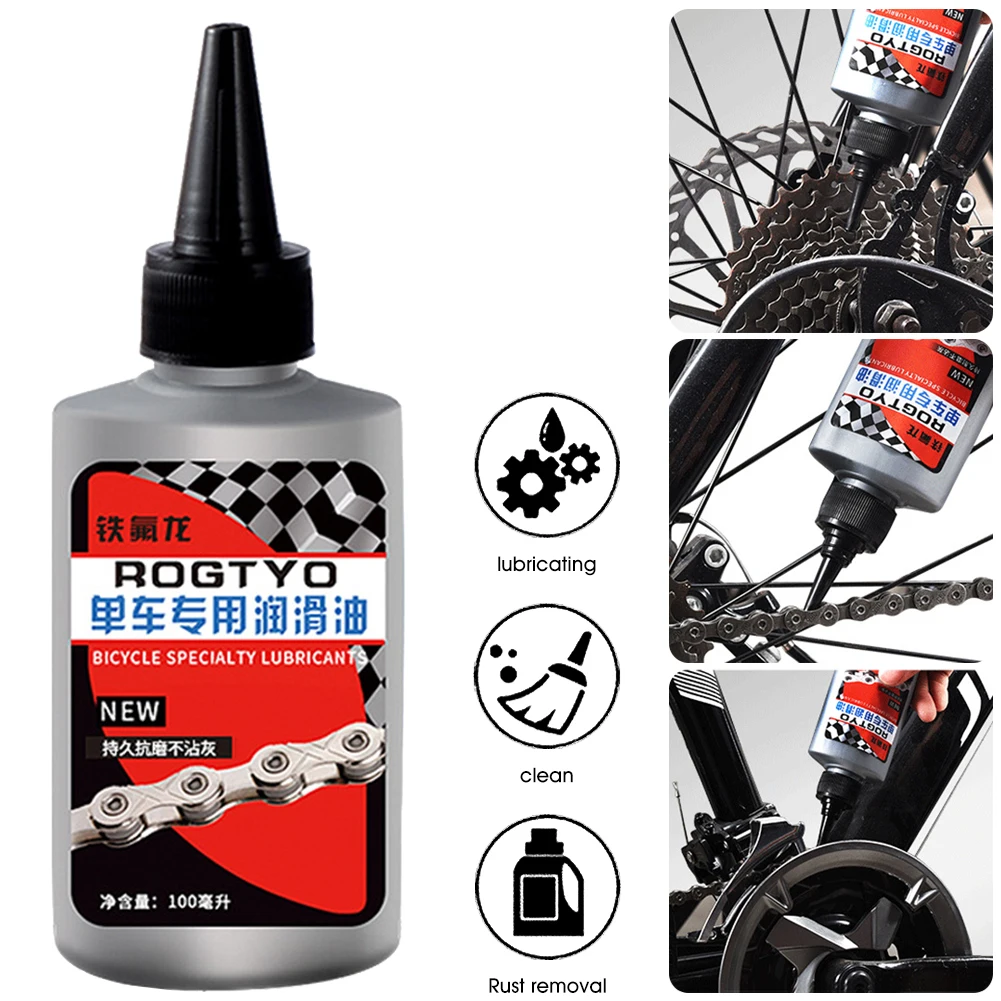100ml Bicycle Special Lubricant MTB Road Bike Chain Lube Oil Waterproof Protective Lube for Fork Flywheel Cycling Accessories
100ml Bicycle Special Lubricant MTB Road Bike Chain Lube Oil Waterproof Protective Lube for Fork Flywheel Cycling Accessories